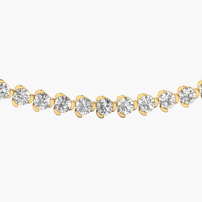 Moon Fern Diamond Necklace
