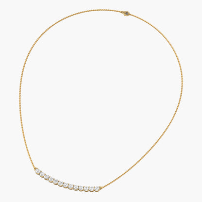 Solid Sophisticated Diamond Necklace