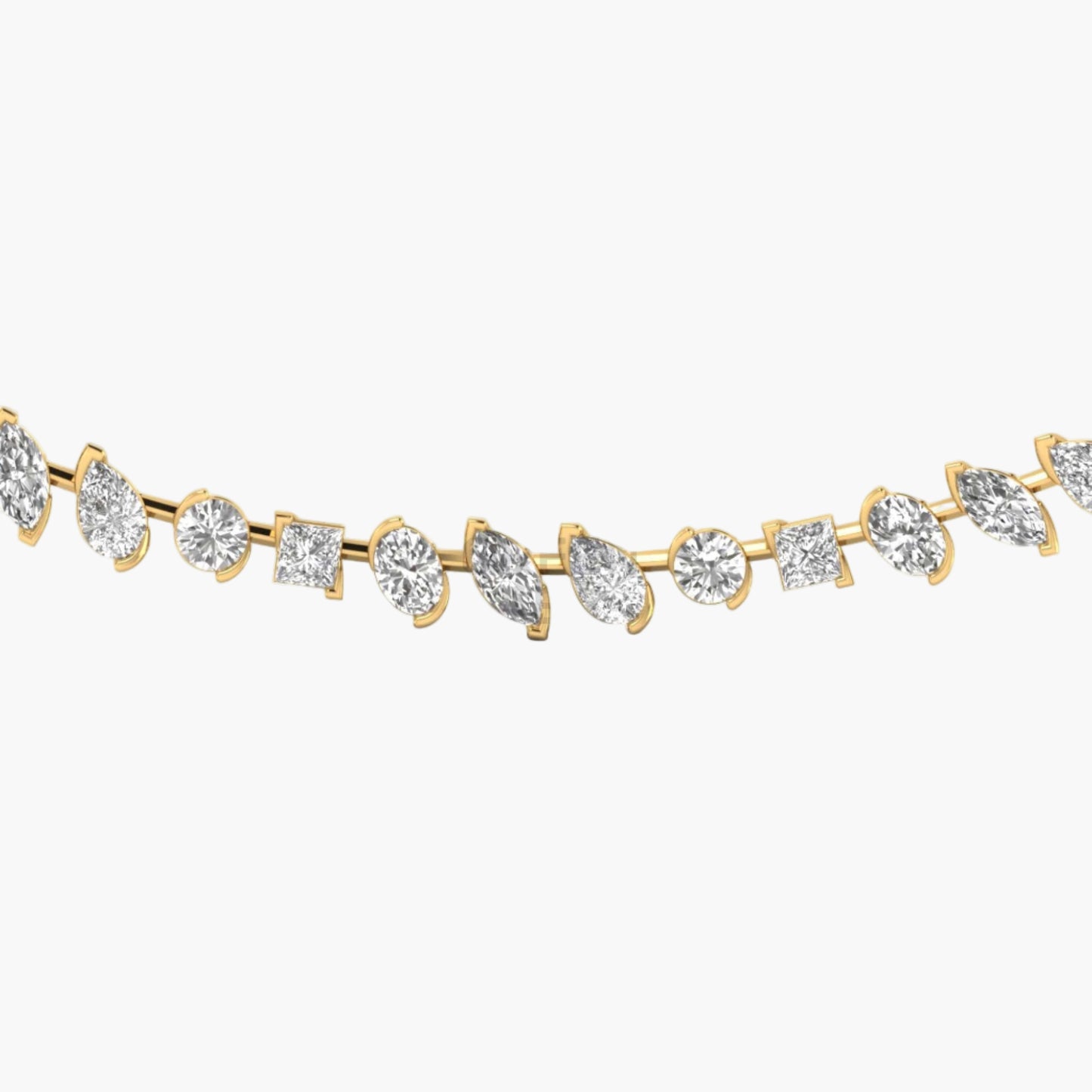 Glint Vine Diamond Necklace