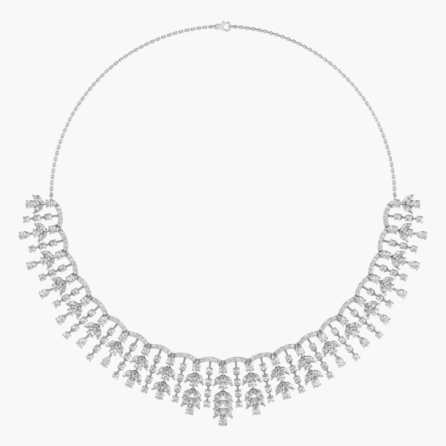 Fringe Opulence Diamond Necklace