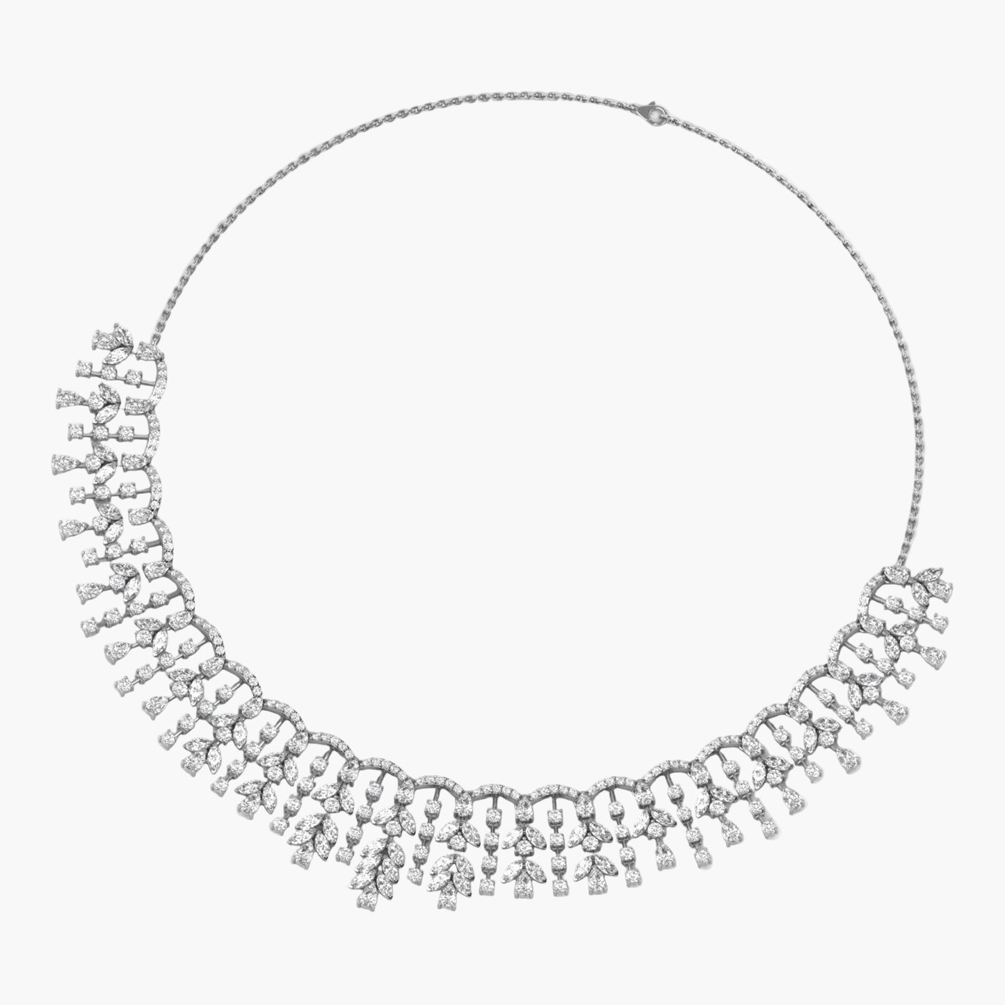 Fringe Opulence Diamond Necklace