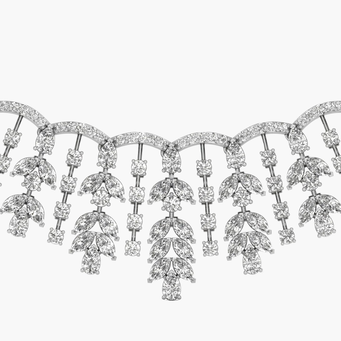 Fringe Opulence Diamond Necklace