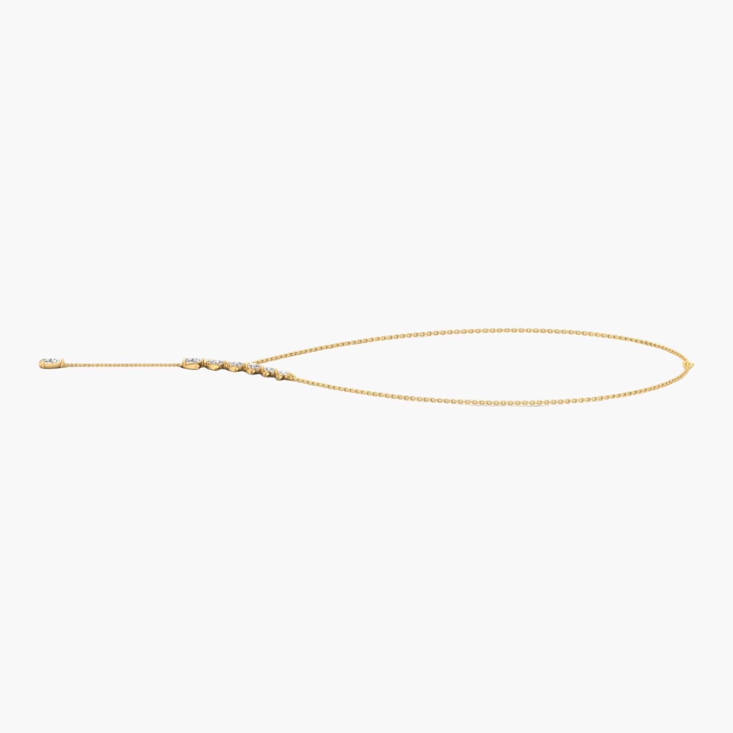 Lotus Petralis Diamond Necklace