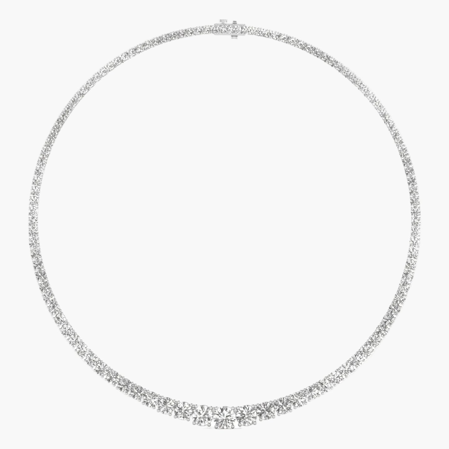 Eternal Radiance Tennis Diamond Necklace