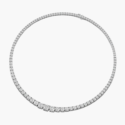 Eternal Radiance Tennis Diamond Necklace