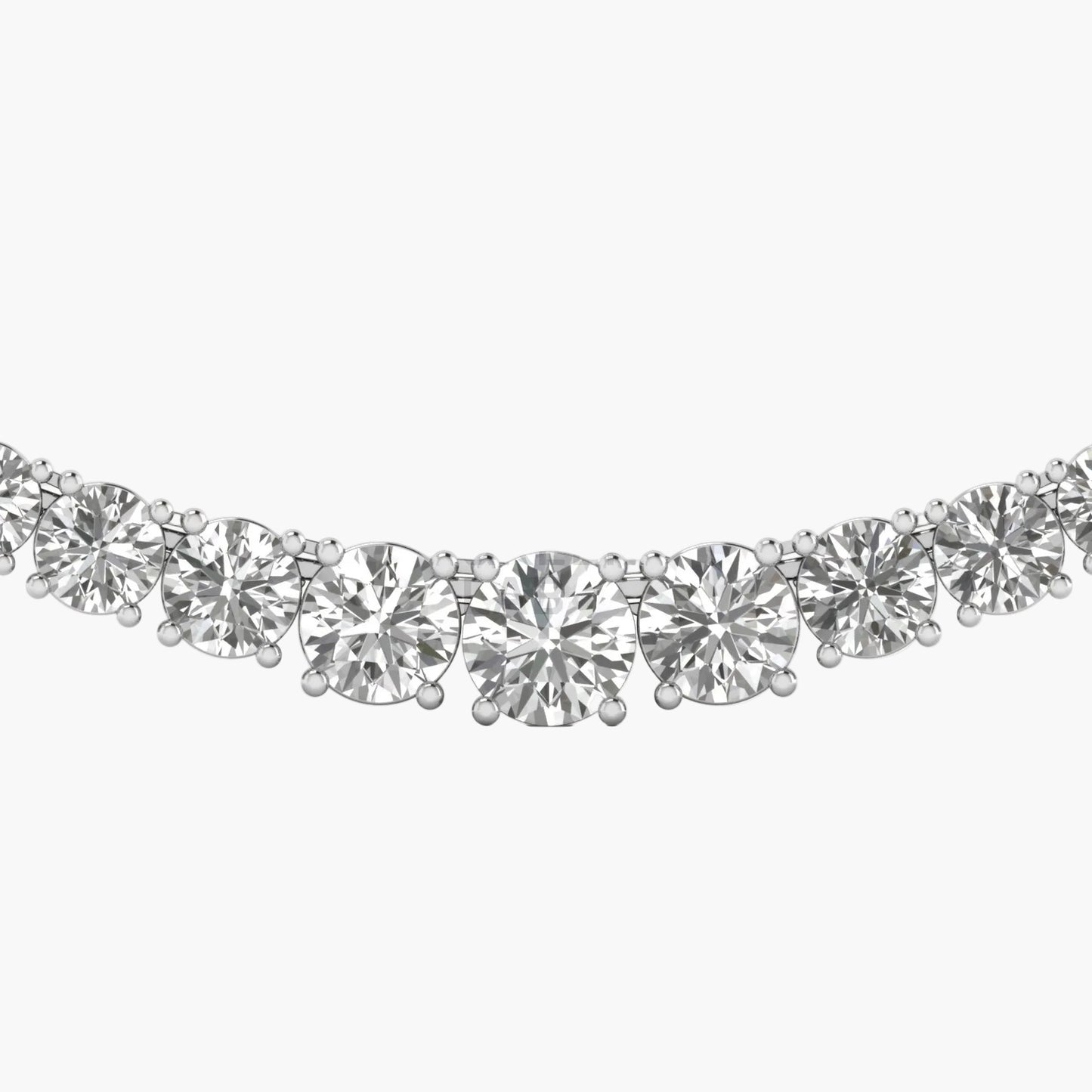 Eternal Radiance Tennis Diamond Necklace