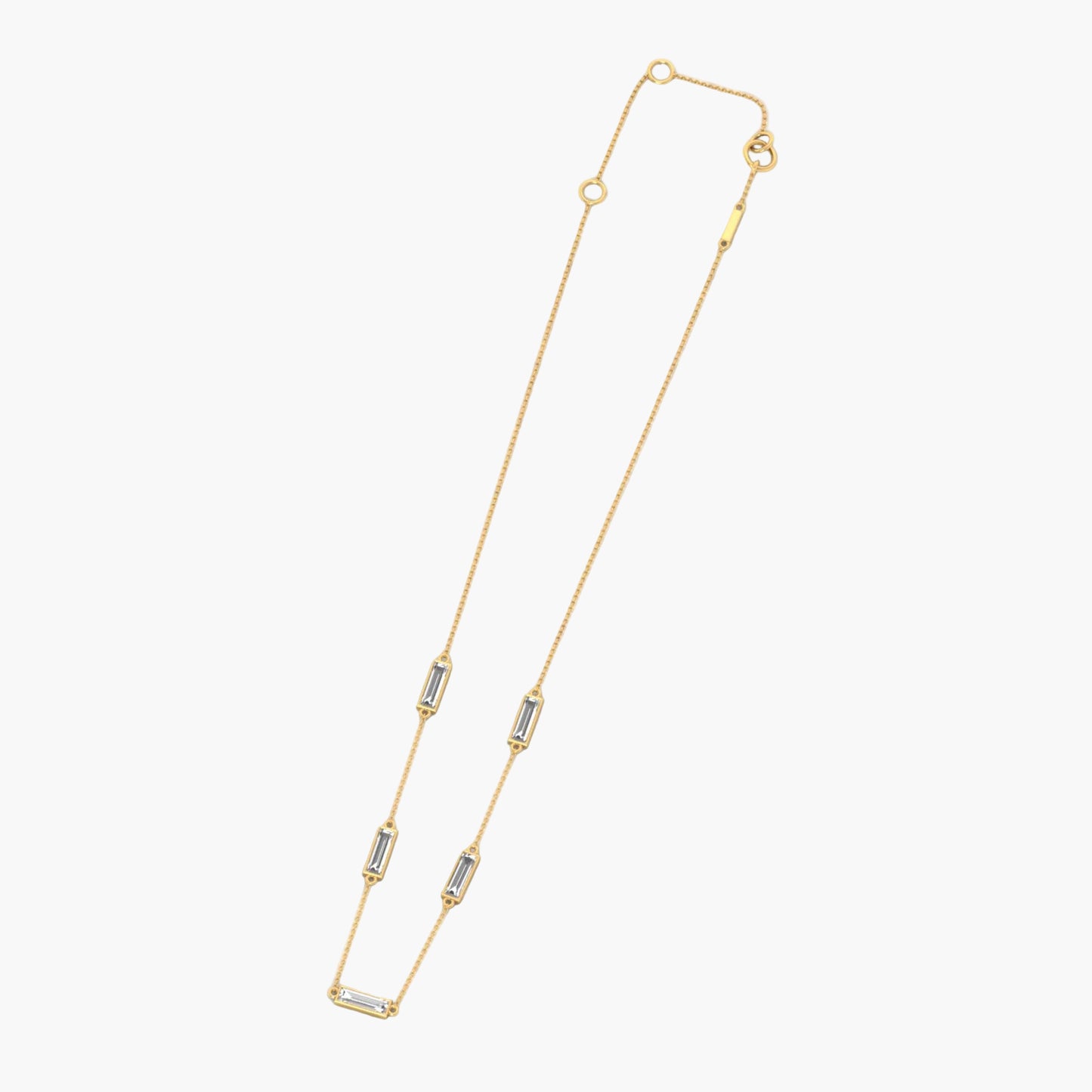 PentaBars Diamond Necklace