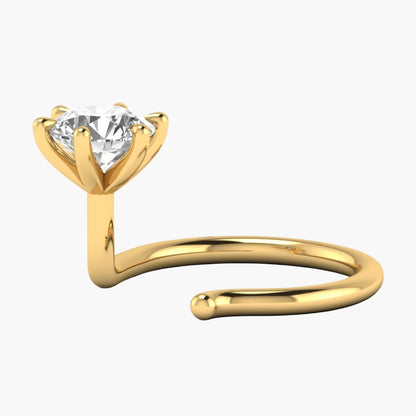 Graceful Charm Diamond Nose Ring