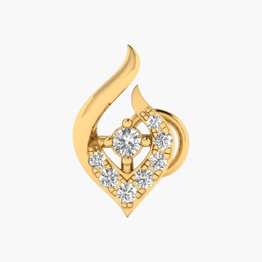 Marquise Flame Diamond Nosepin