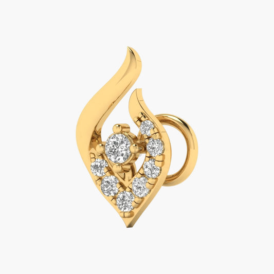 Marquise Flame Diamond Nosepin