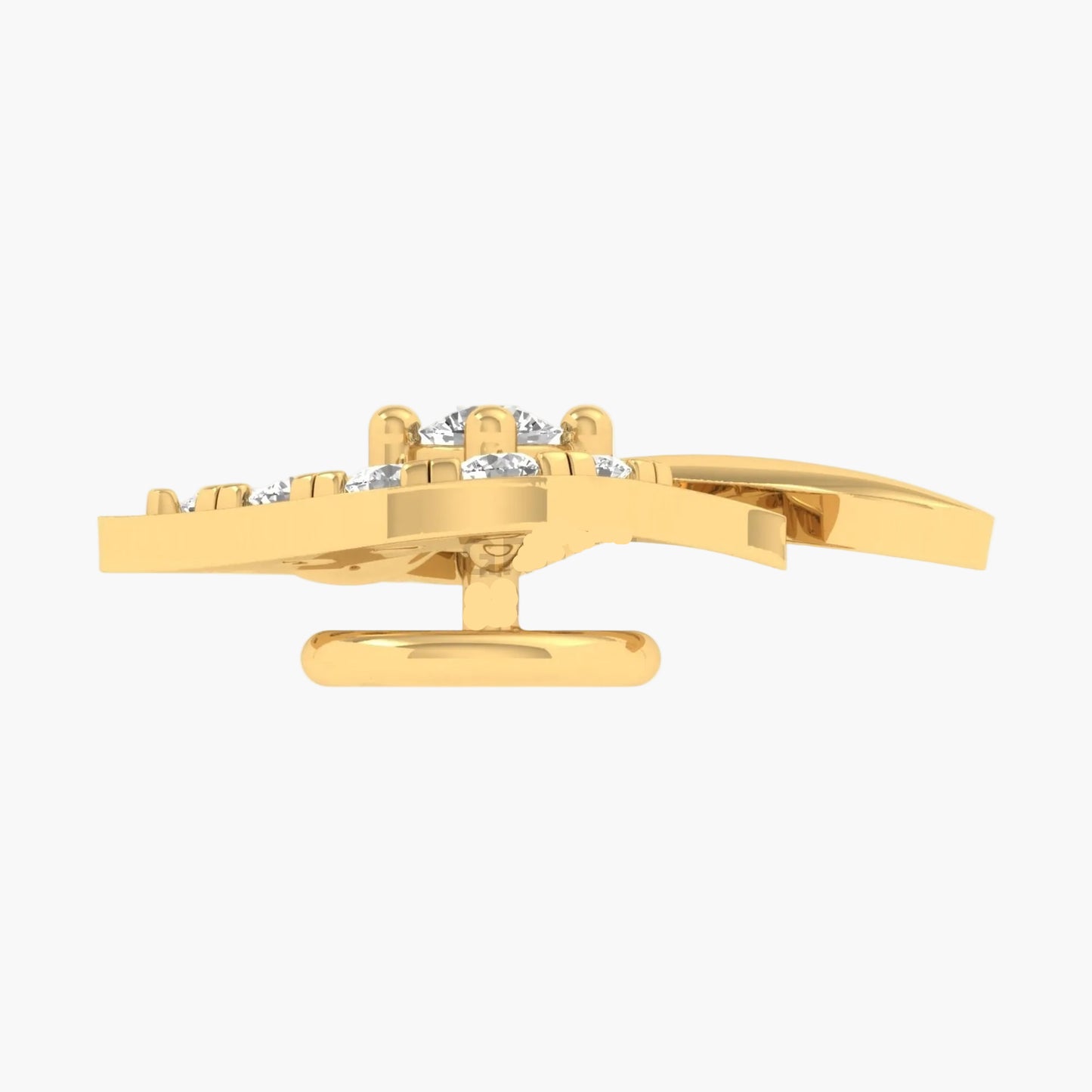 Marquise Flame Diamond Nosepin