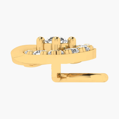 Marquise Flame Diamond Nosepin