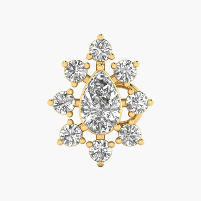 Pear Blossom Diamond Nosepin