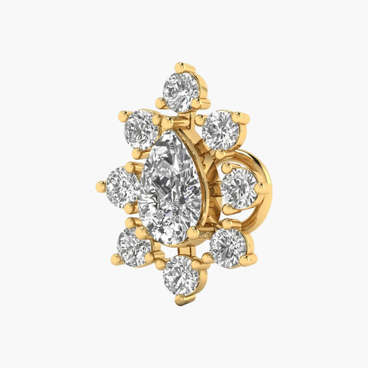 Pear Blossom Diamond Nosepin