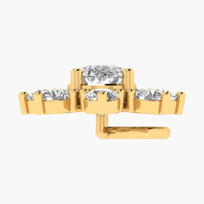 Pear Blossom Diamond Nosepin