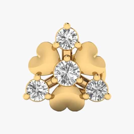Cloud Cluster Diamond Nosepin