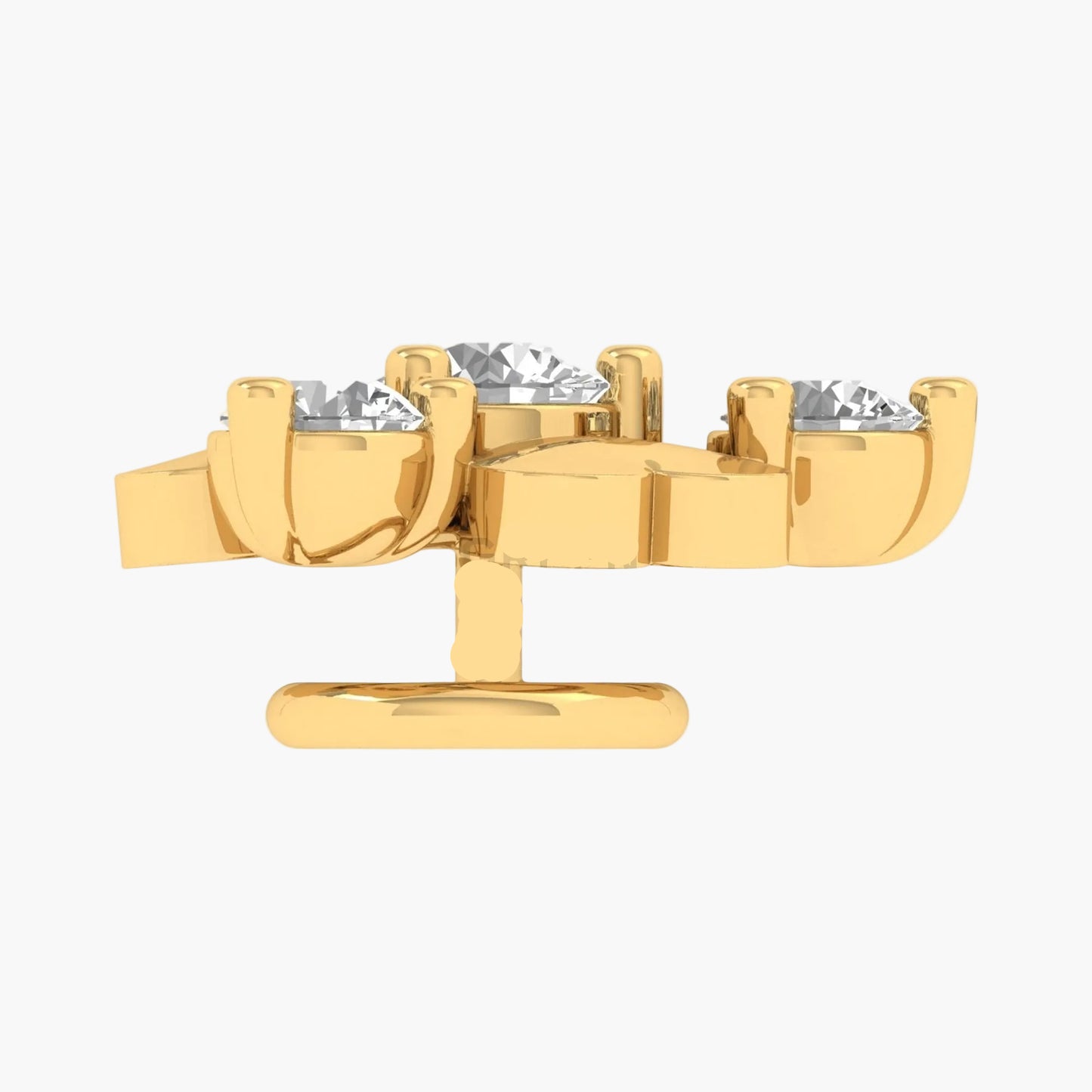 Cloud Cluster Diamond Nosepin