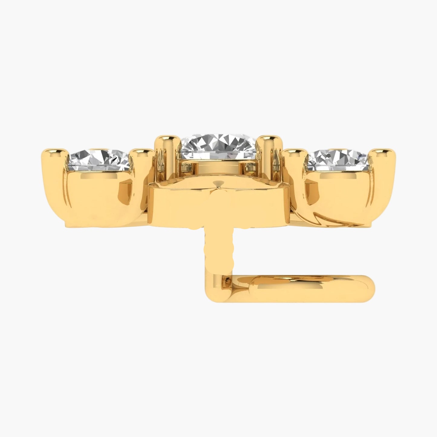 Cloud Cluster Diamond Nosepin