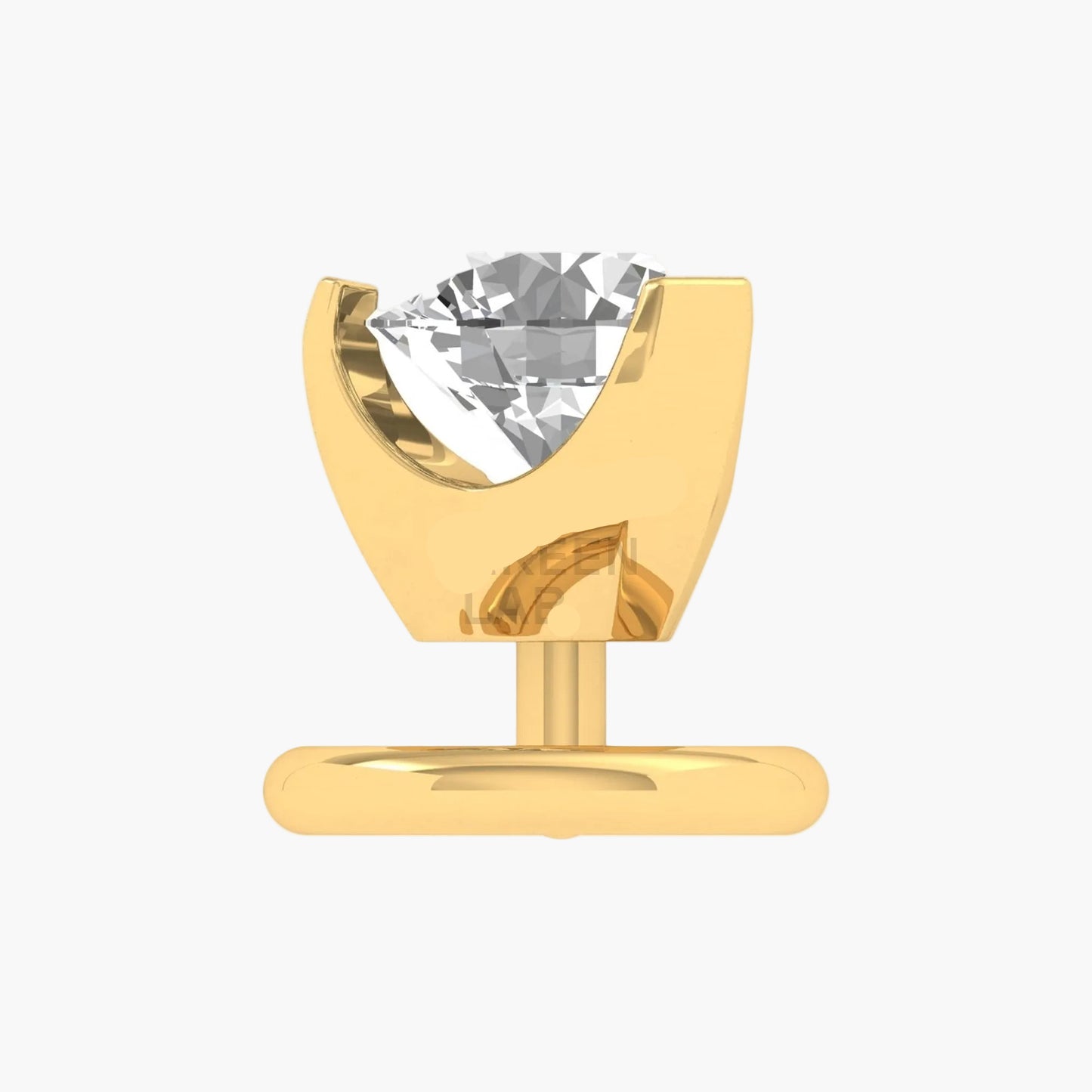 Diamond Hoop Nose Ring