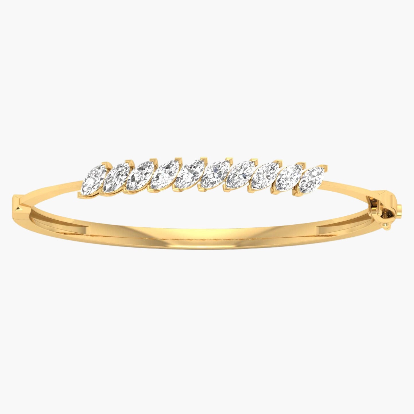 Marquise Cut Diamond Kada