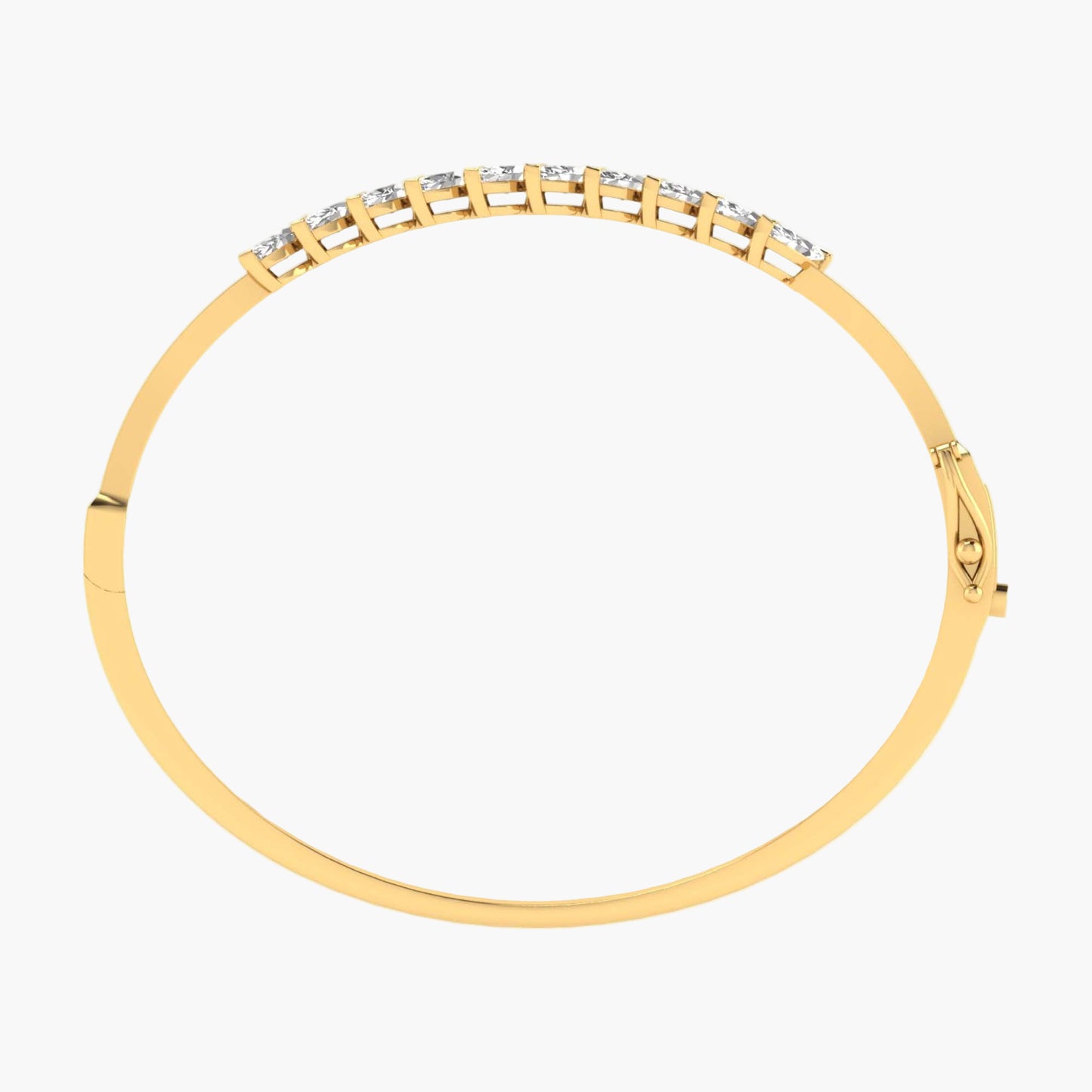 Marquise Cut Diamond Kada