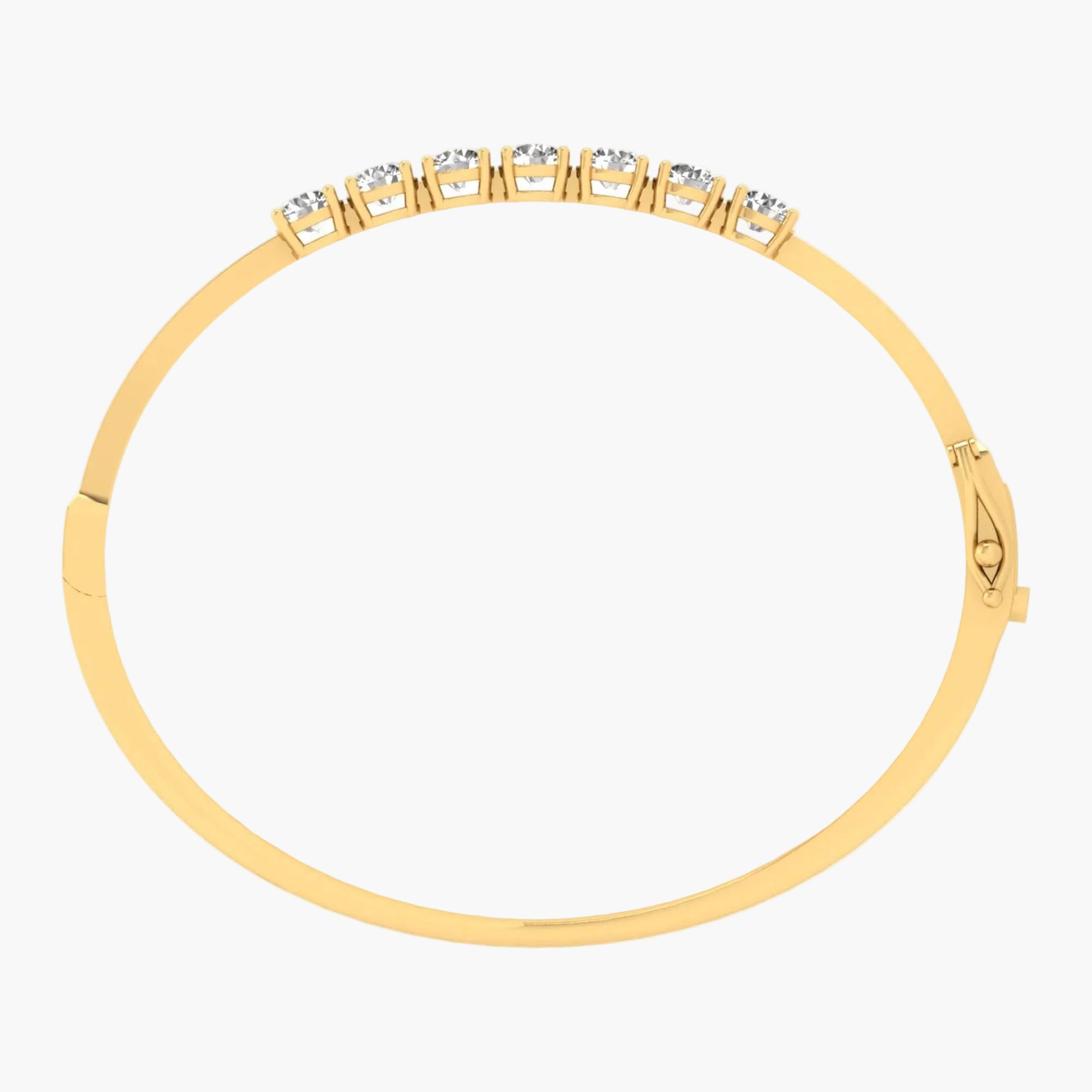 Gold bracelet with diamonds on a white background, branded 'Green Lab'.