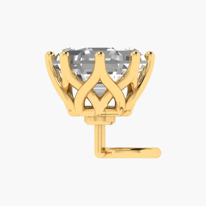 Asscher Crown Solitaire Nosepin