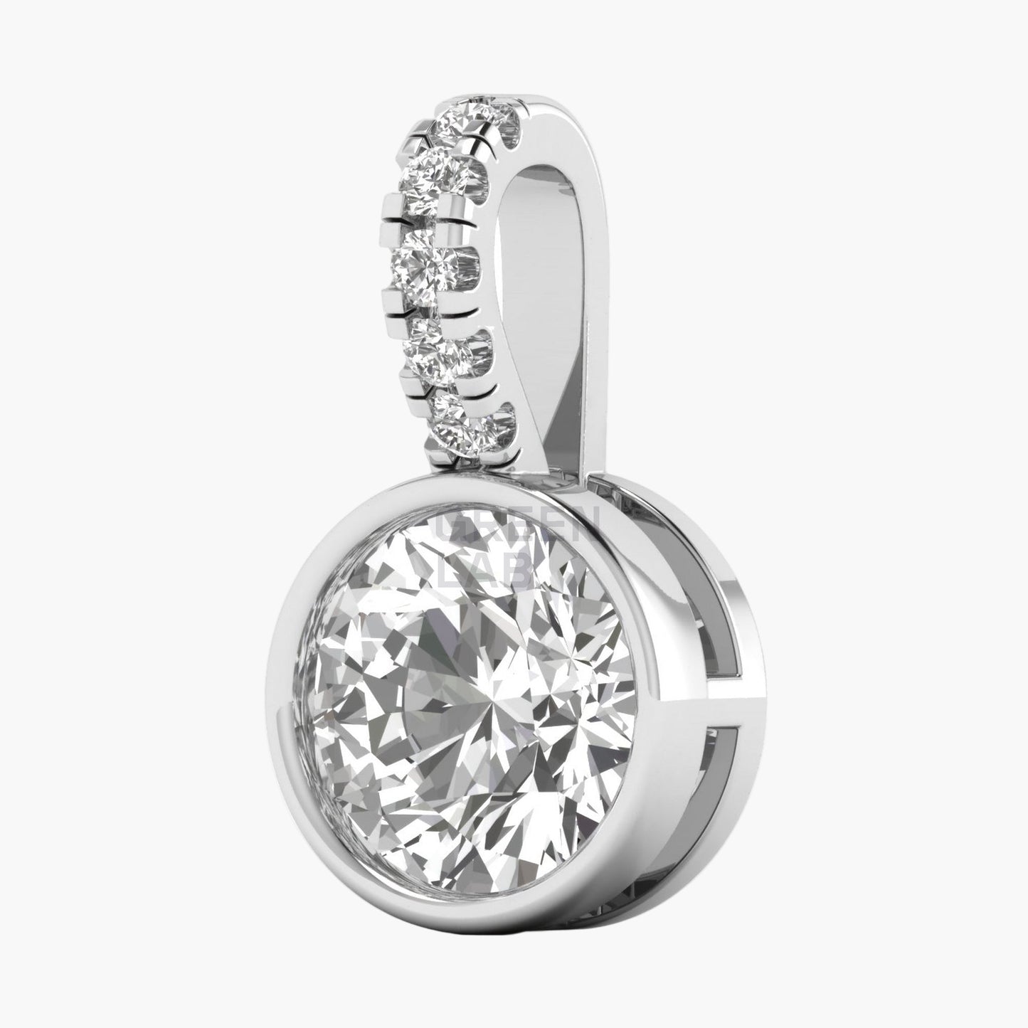 Mesmerising Loop Diamond Pendant