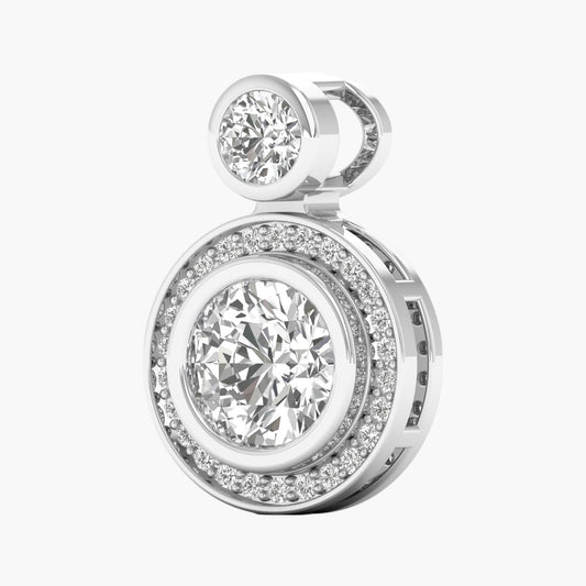 Classic Bezel Diamond Pendant