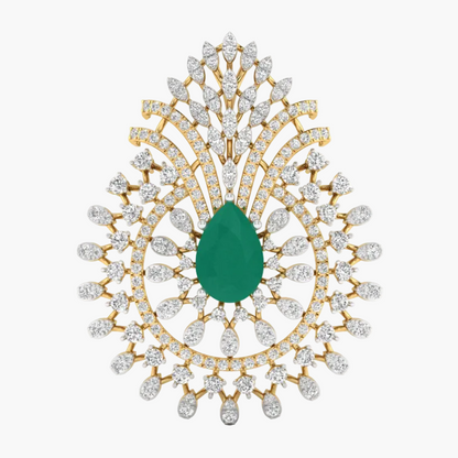 Jasmine Glow Diamond Pendant