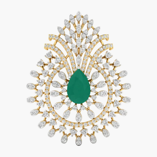 Jasmine Glow Diamond Pendant