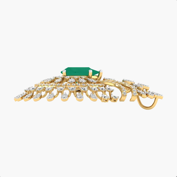 Jasmine Glow Diamond Pendant