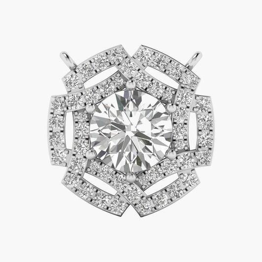 Velvet Circle Diamond Pendant