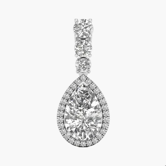 Lustre Loop Diamond Pendant