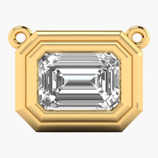 Emerald Escape Diamond Pendant with Chain