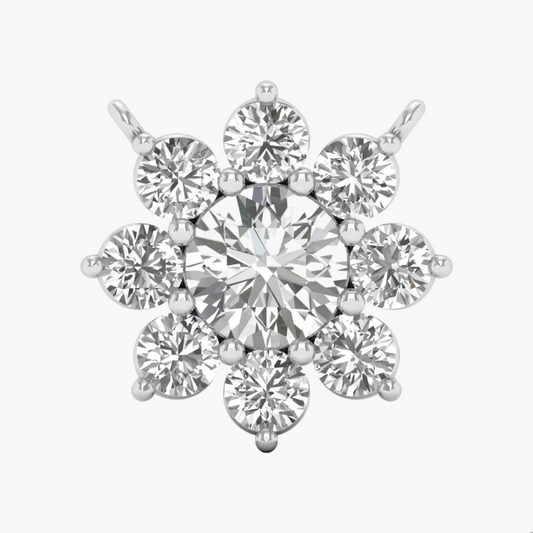 Petal Bloom Diamond Pendant