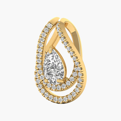 Can Knot Chain Diamond Pendant