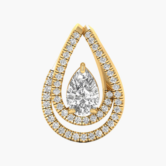 Can Knot Chain Diamond Pendant