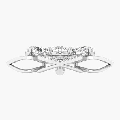 Clover Quatrefoil Diamond Pendant