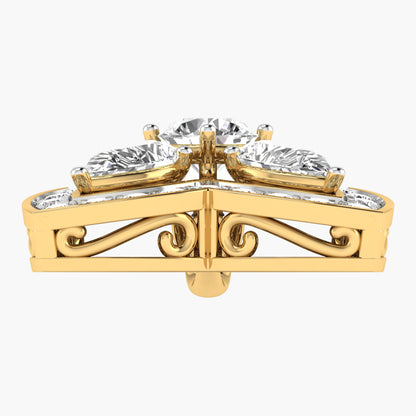 Quatrefoil Blossom Diamond Pendant