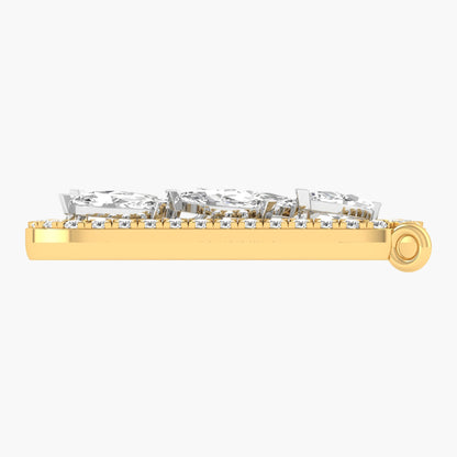 Marquise Vine Cascade Diamond Pendant