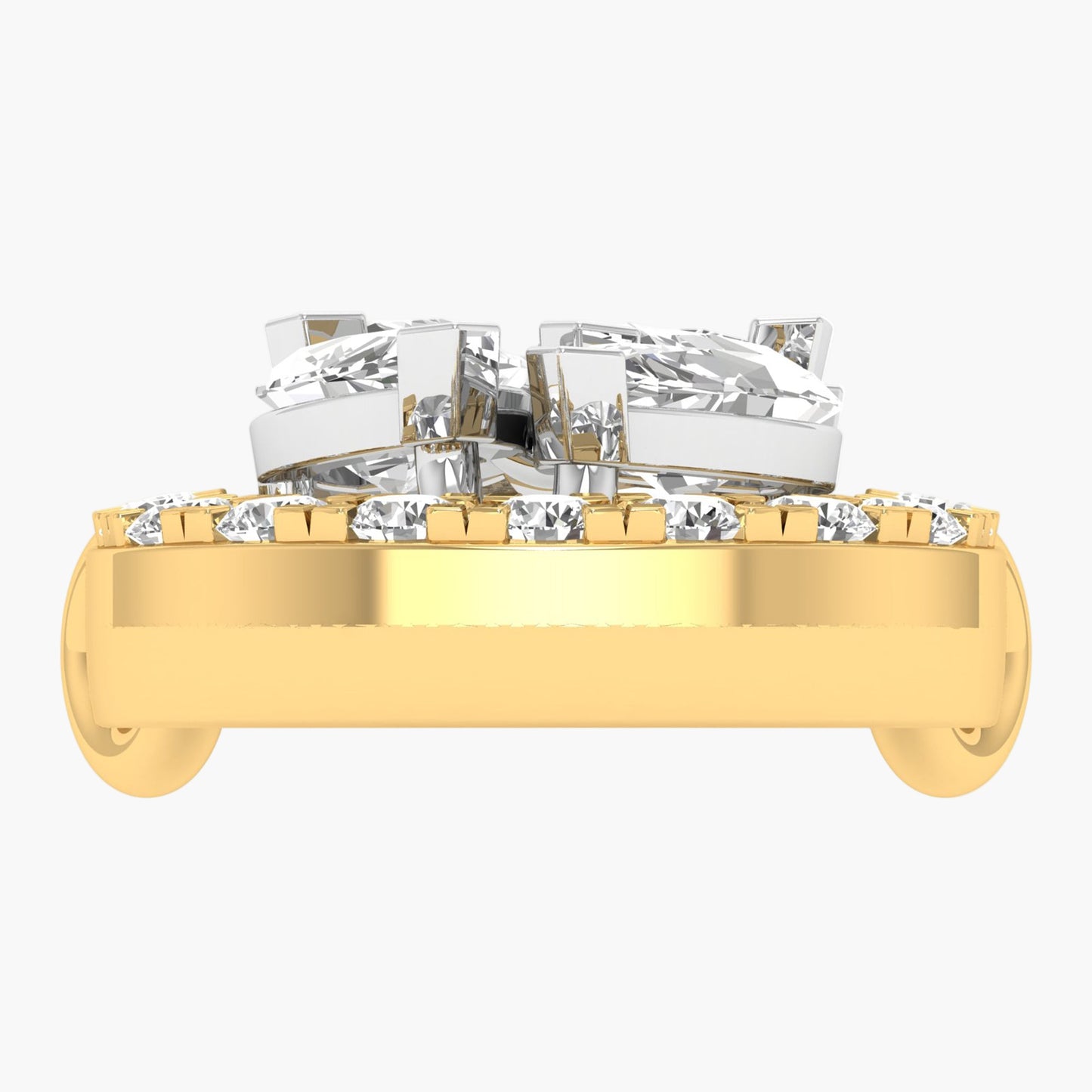 Marquise Vine Cascade Diamond Pendant