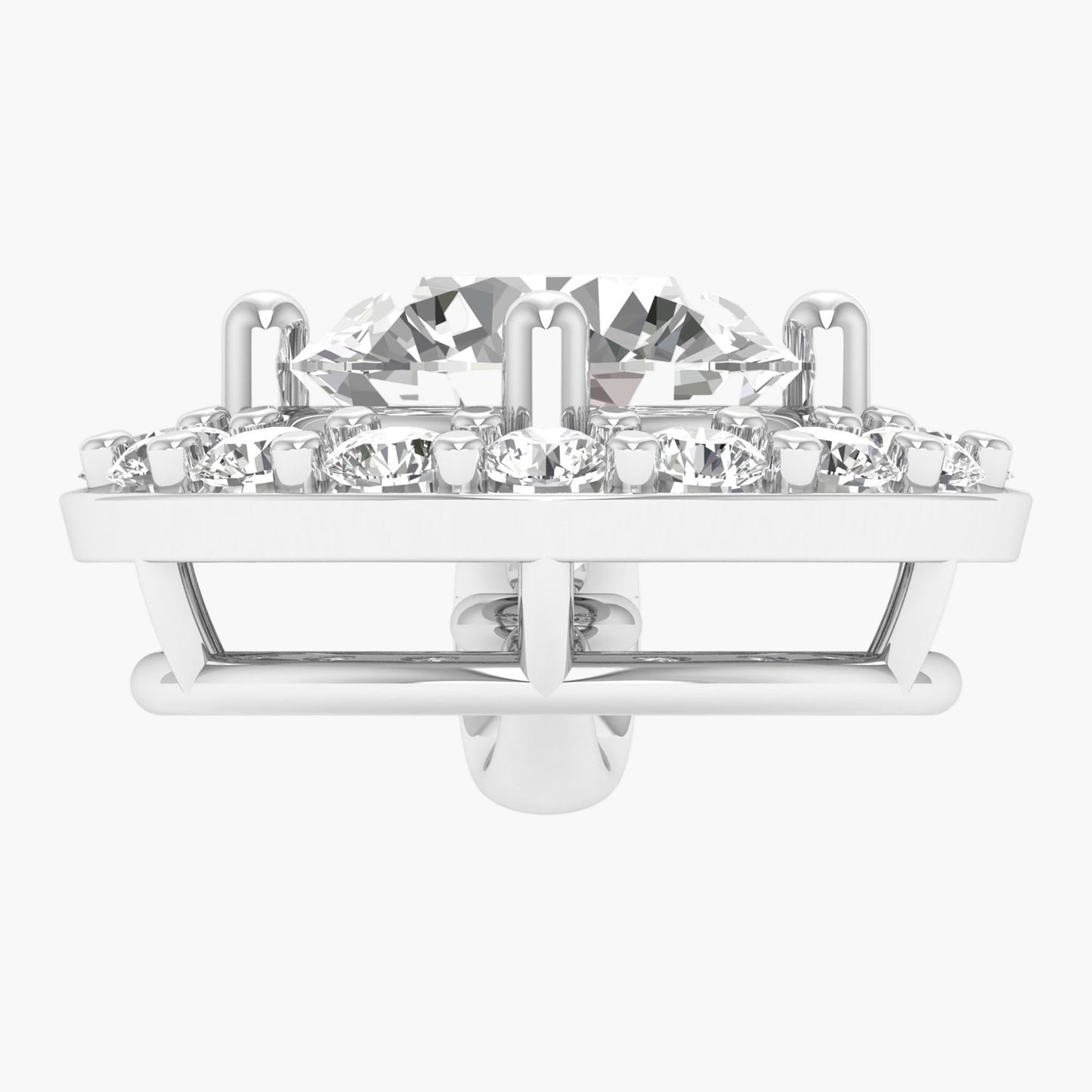 Round Halo Brilliance Diamond Pendant