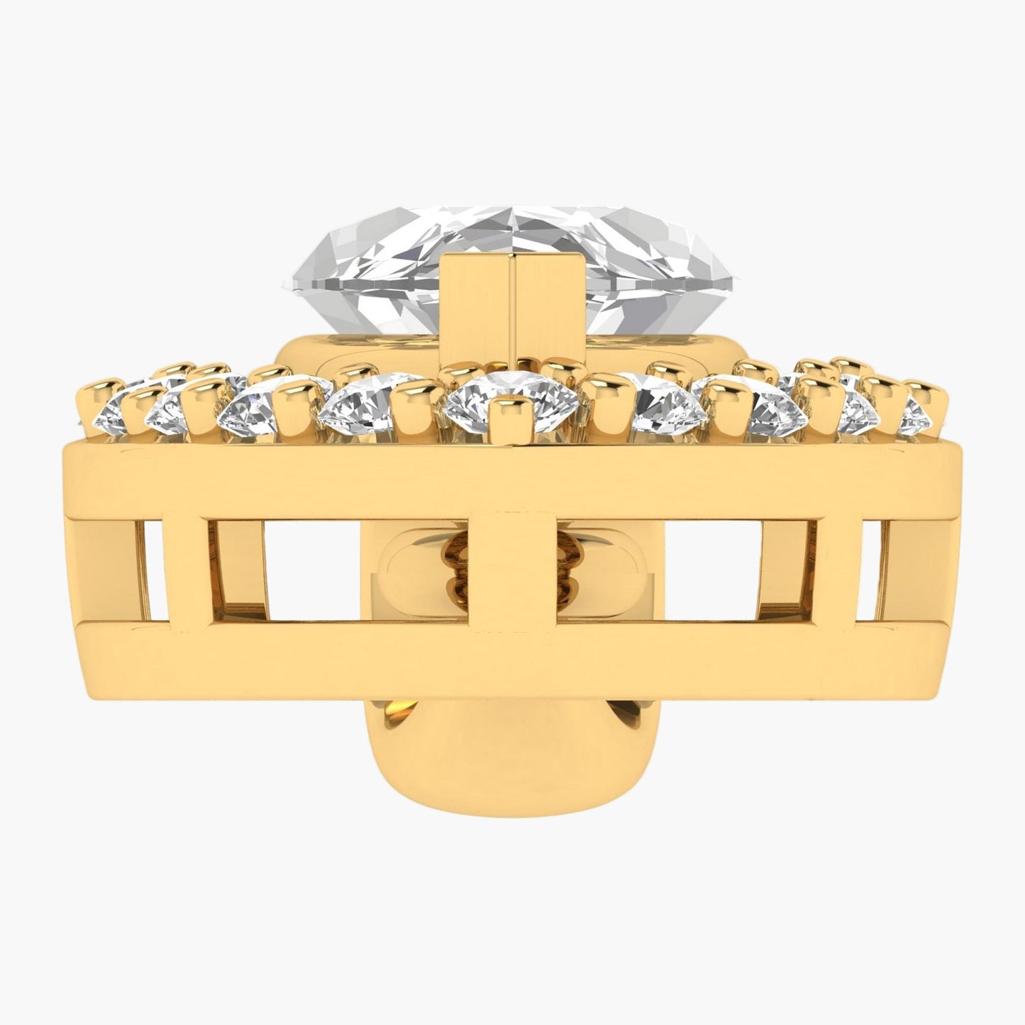 Marquise Halo Elegance Diamond Pendant
