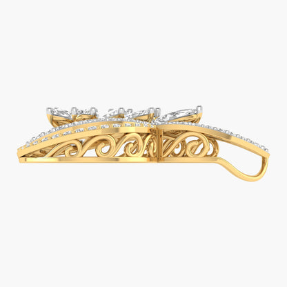Pear Blossom Cascade Diamond Pendant