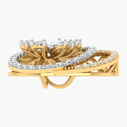 Pear Blossom Cascade Diamond Pendant