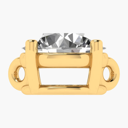 Classic Round  Diamond Pendant with Chain