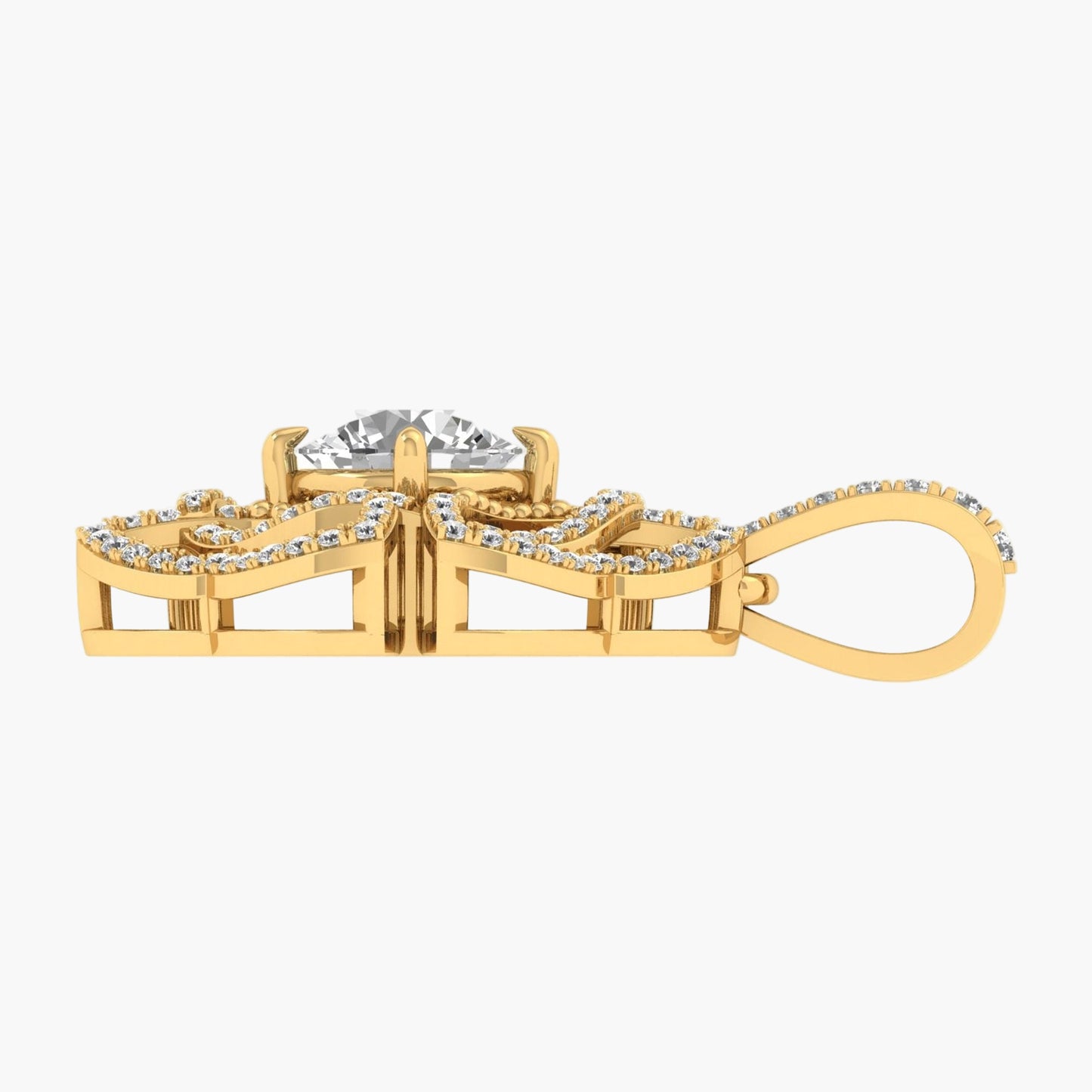 Celestial Compass Diamond Pendant