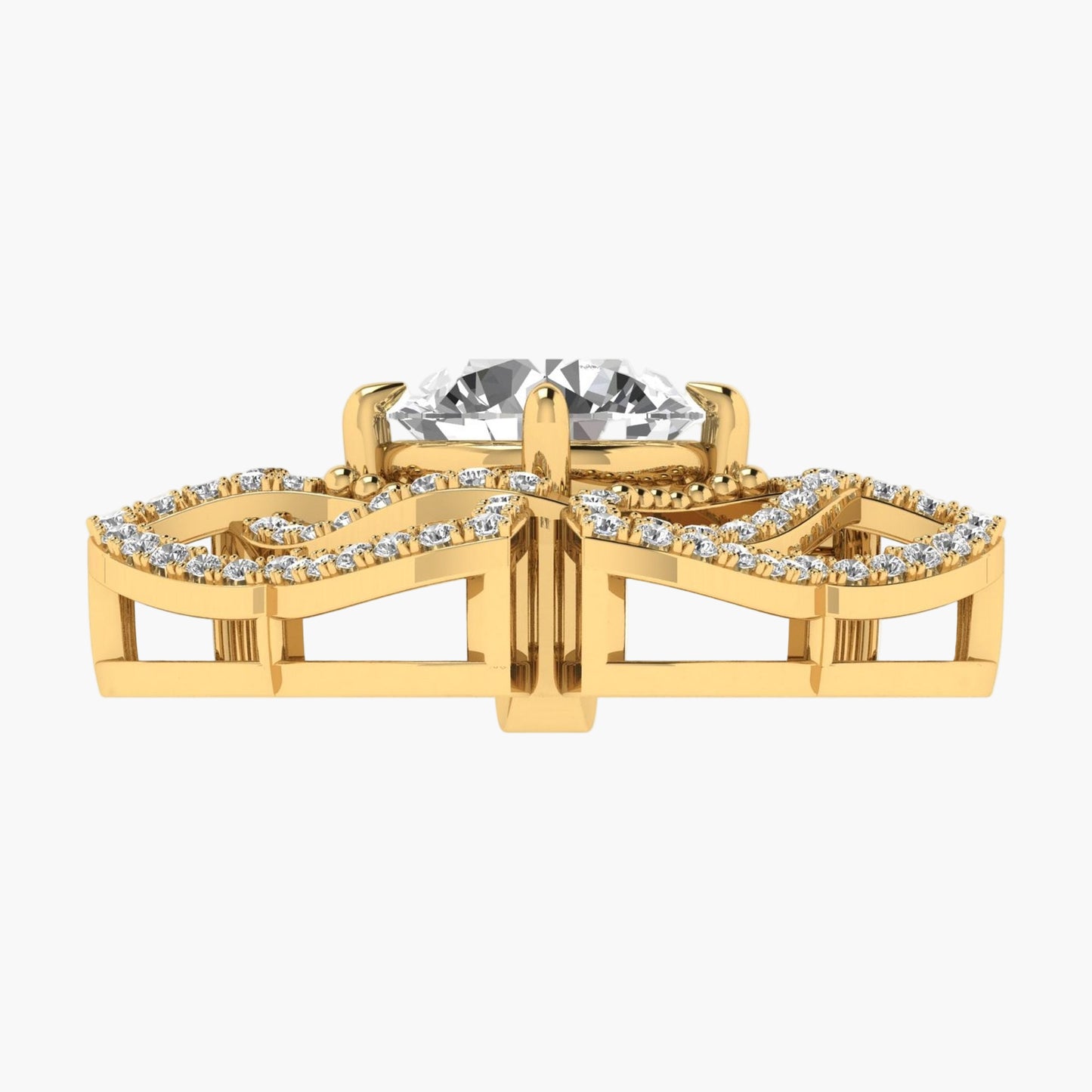 Celestial Compass Diamond Pendant
