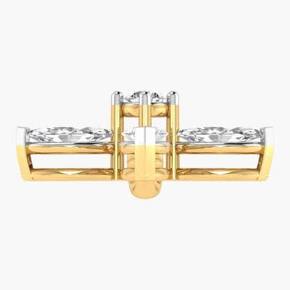 Marquise Faith Cross Diamond Pendant